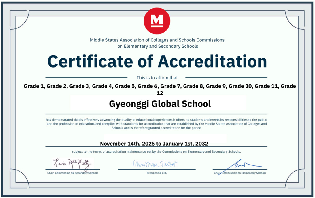 MSA-CESS Certificate